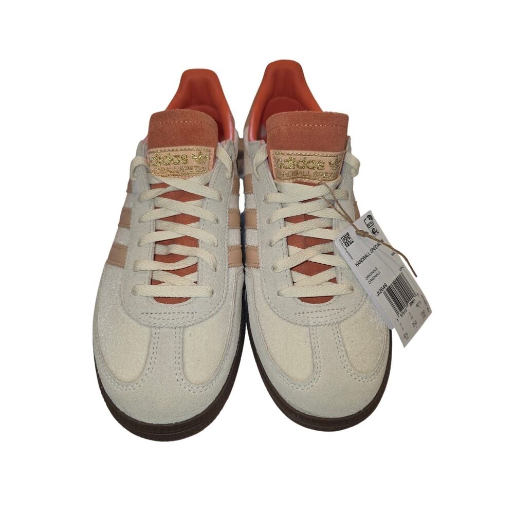Adidas Originals Handball Spezial Womens 8.5 Cream Pink Gum Shoes NWT